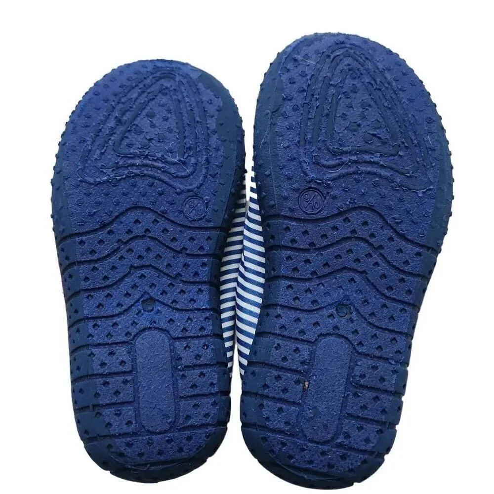 Lily & Dan Girls Size 9/10 Blue White Pink Watermelon Water Shoes